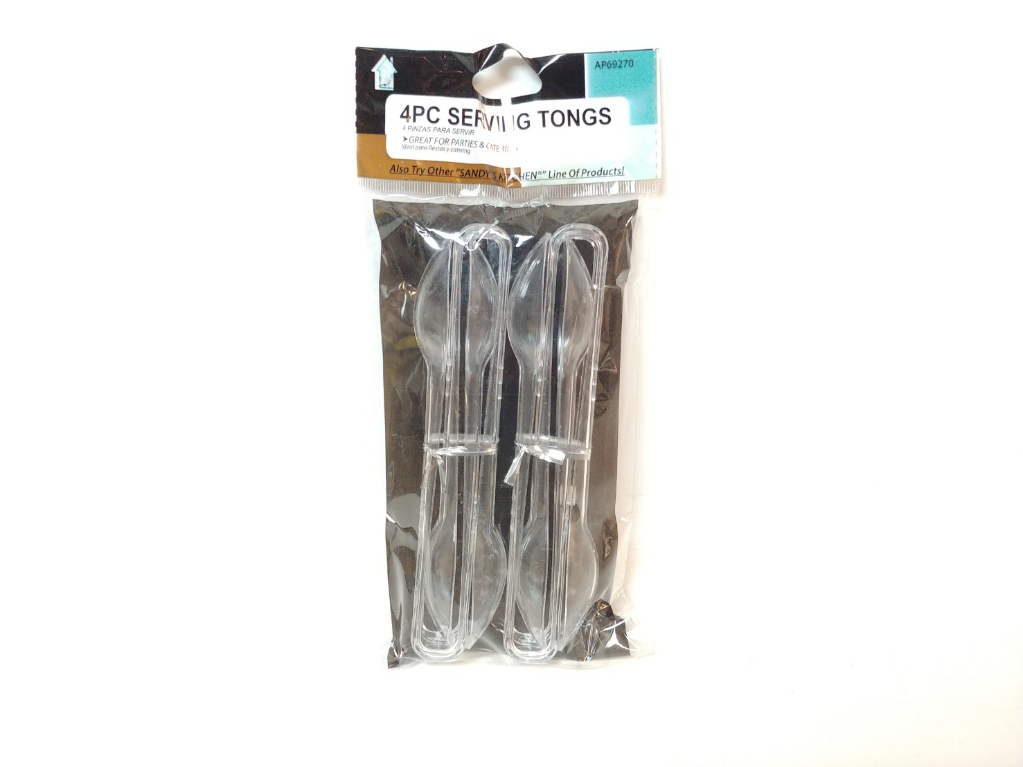 PL. UTENCIL 4PC TONG SET 24ST/CS