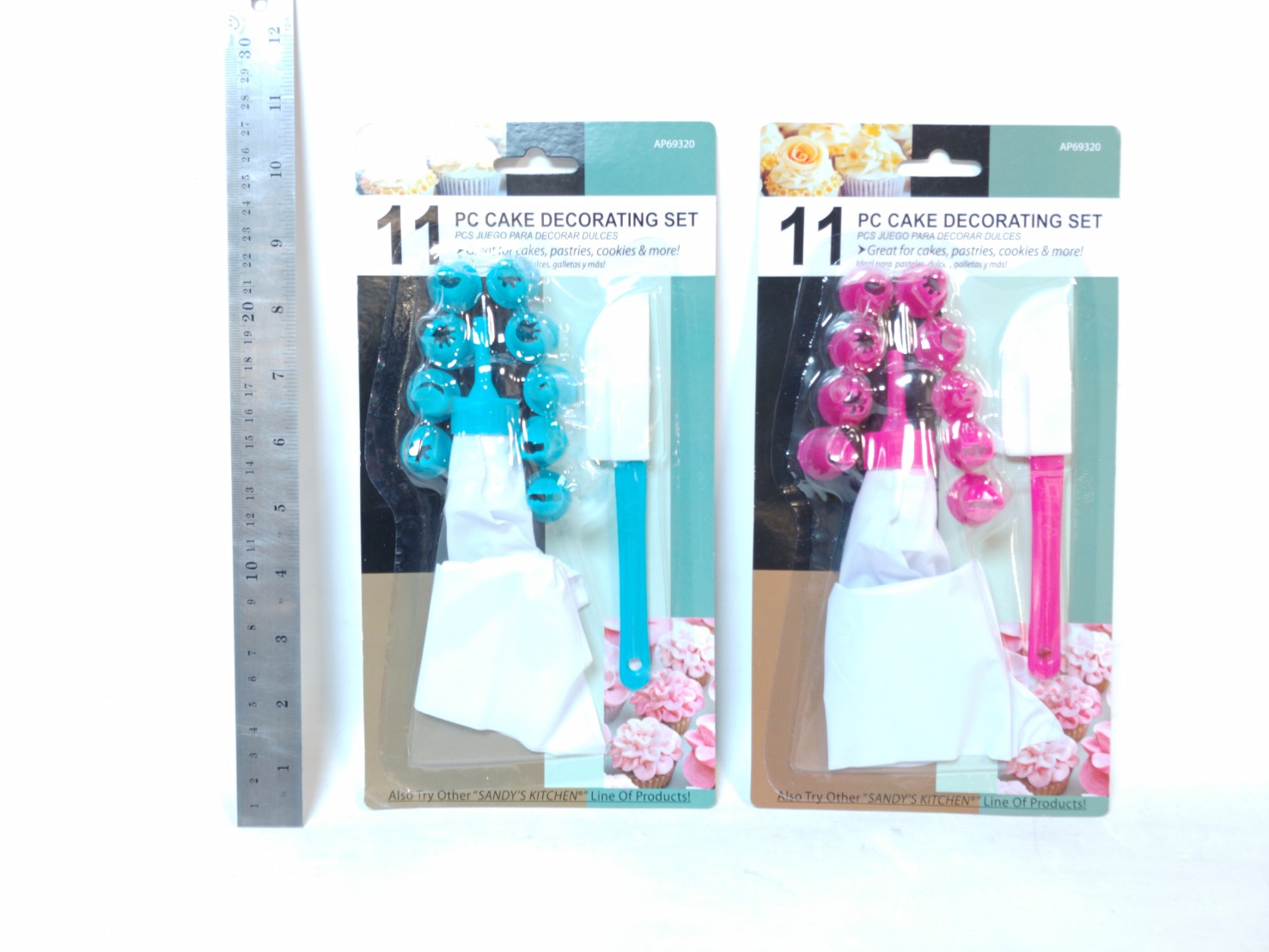 PL. 11PC CAKE DECORATING SET 24ST/CS